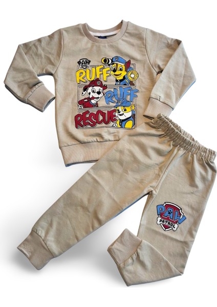 Erkek Çocuk Paw Patrol Baskılı Alt Üst Takım modelleri