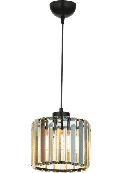 FZ-7520-T2-BSY Siyah Boyalı Modern Avize