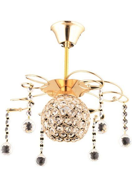 Dönence Klasik Avize E27 12W 33cm Metal Gold Dorbien-FZ-7570-T-S