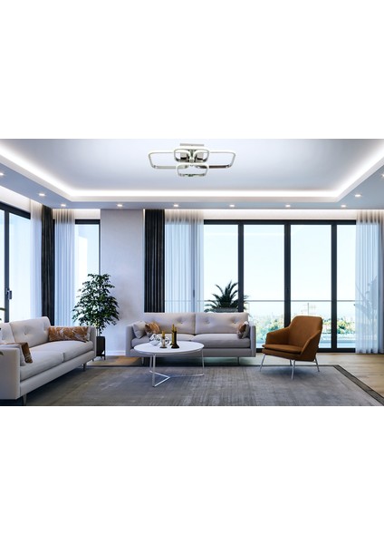 Dorbıen AR-6101-4K Modern Avize 3 Renk LED Tr fırsatları