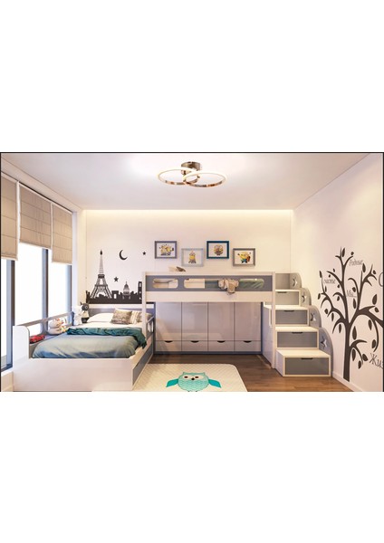 Dorbıen AR-6102-2BKR Modern Avize 3 Renk LED Tr