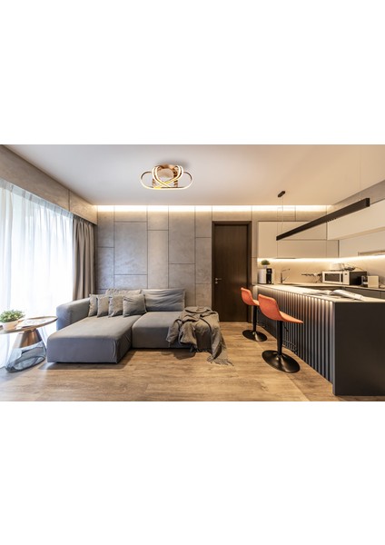 Dorbıen AR-6115-3BKR Modern Avize 3 Renk LED Tr