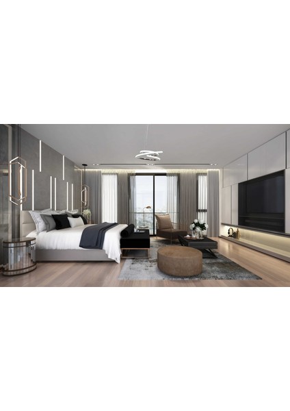 Dorbıen AV-6139-3K Modern Avize 3 Renk LED Tr
