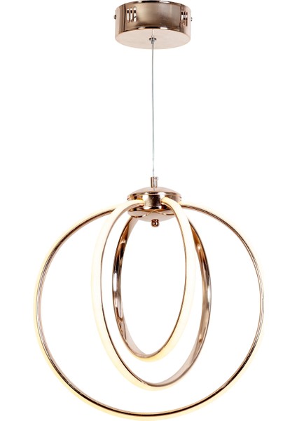 Dorbıen AV-6166-3BKR Modern Avize 3 Renk LED Tr