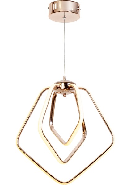 Dorbıen AV-6168-3BKR Modern Avize 3 Renk LED Tr