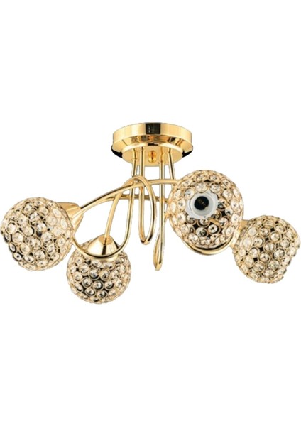 FZ-7109-4S Gold Kaplama Modern Avize