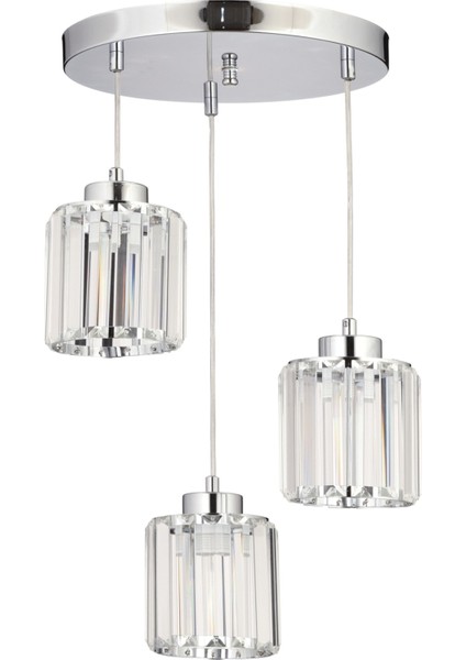 Dorbıen FZ-7383-3Y-K Modern Avize Krom Kaplama
