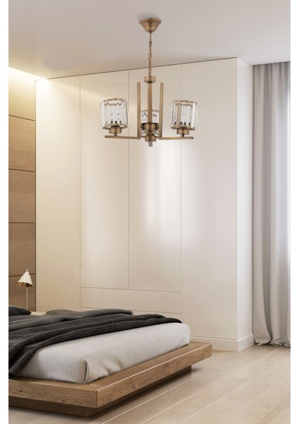 Dorbıen FZ-7396-3E Modern Avize Eskitme Kaplama