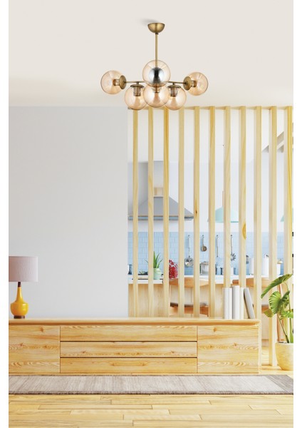 Dorbıen FZ-7402-6E Modern Avize Eskitme Kaplama