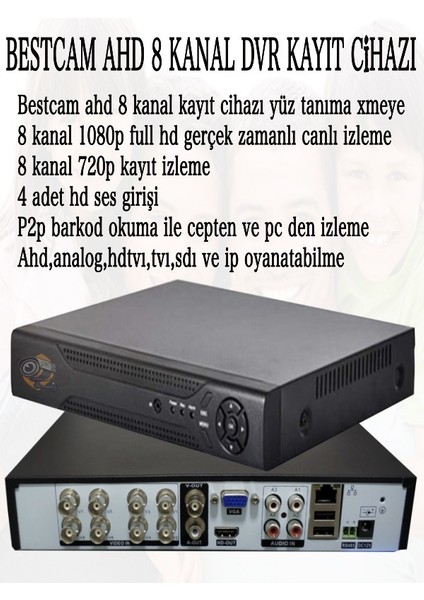 5 Kameralı Set 5 Mega Piksel Sony Lensli Full Hd Gece Görüşlü Güvenlik Kamera Seti 500 GB Hard Disk fiyatları