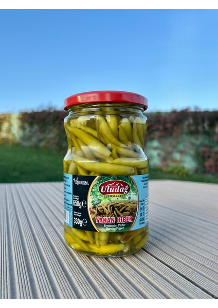 Uludağ Doğal Fermantasyon Frenk Biberi Turşusu (Yakan Biber Turşusu) - 680 gr