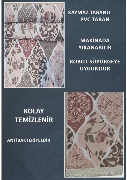 Group Kaymaz Tabanlı Yıkanabilir 4 Mevsimlik Antibakteriyel Yolluk / Halı