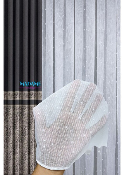 Simple Dahlia 1x3 Sık Pile Dökümlü Tül Perde fiyatları