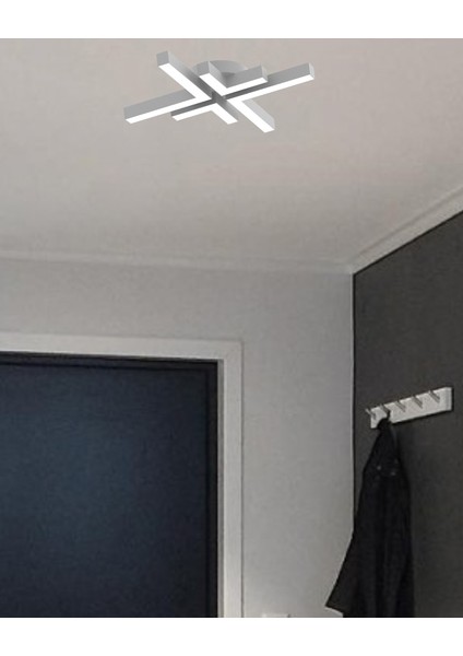 Arana (Gri Kasa, Doğal Beyaz) Ledli Modern Plafonyer LED Avize Salon Mutfak Oturma Odası Antre Hol Çocuk Odası LED fiyatları