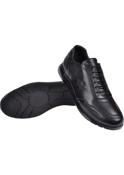 Hakiki Deri Battal Boy Erkek Spor Ayakkabı TRD-4378 SİYAH indirimleri