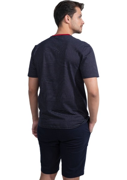 Blinky Çizgili Bisiklet Yaka T-Shirt modelleri
