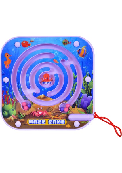 Mase Game Labirent Oyunu Mıknatıs Kalemli Mor YB3249