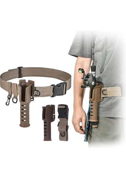 Olta Kemer Tutucusu Balıkçılık Bel Asılı Çubuk Tüp Tutucu (Yurt Dışından)