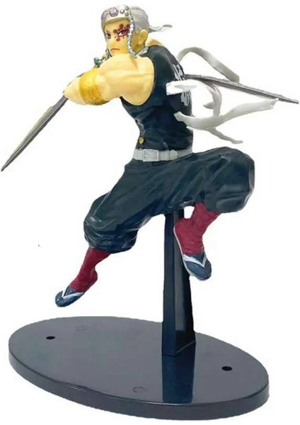 Anime Demon Slayer Tengen Uzui Karakter Figür Oyuncak 21 cm