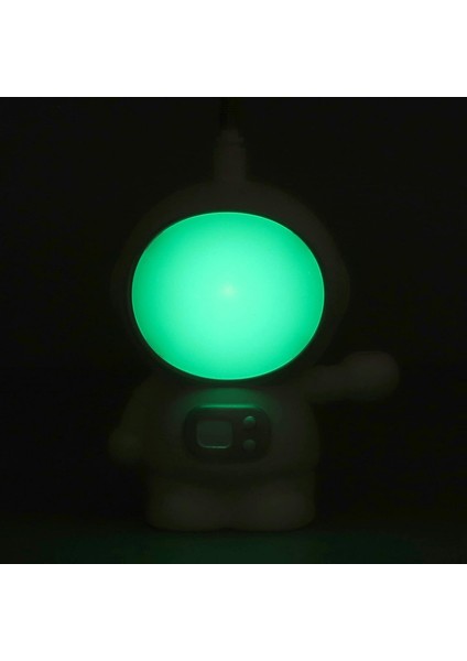 Astronot Tasarımlı Gece Lambası Kalemtraş Özellikli Pembe modelleri