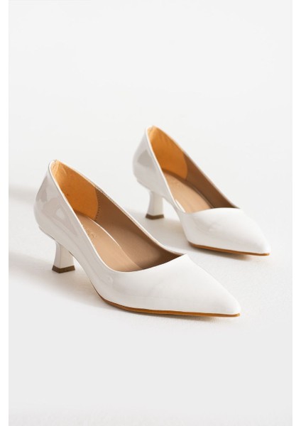 Kadın Kısa Topuklu Stiletto Ayakkabı [3] cm