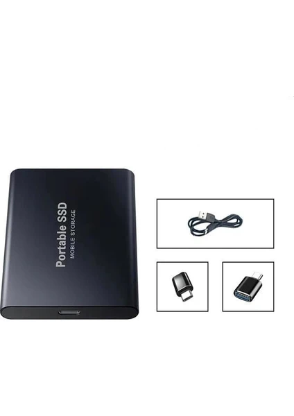 Yedeklemeler Için Taşınabilir Harici Sabit Sürücü 1tb USB 3.0 SSD (Yurt Dışından)