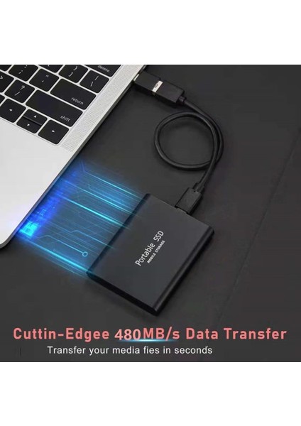 Yedeklemeler Için Taşınabilir Harici Sabit Sürücü 1tb USB 3.0 SSD (Yurt Dışından)