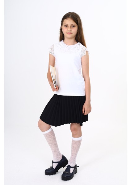 Kız Çocuk Okul Tişört