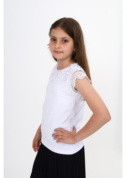 Kız Çocuk Okul Tişört modelleri