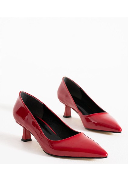 Kadın Kısa Topuklu Stiletto Ayakkabı [3] cm