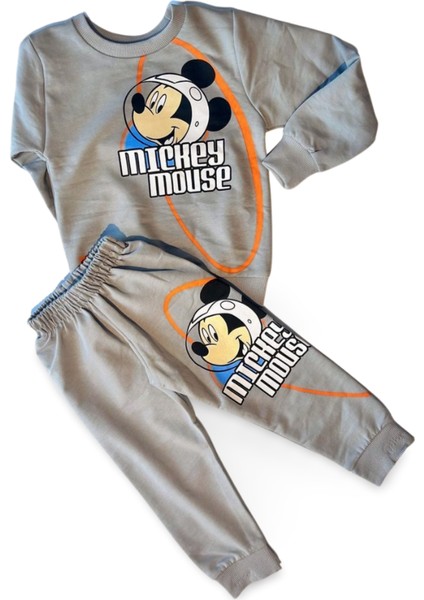 Alt Üst Çocuk Takım Mıkıe Baskılı Kız Erkek Çocuk Takım modelleri