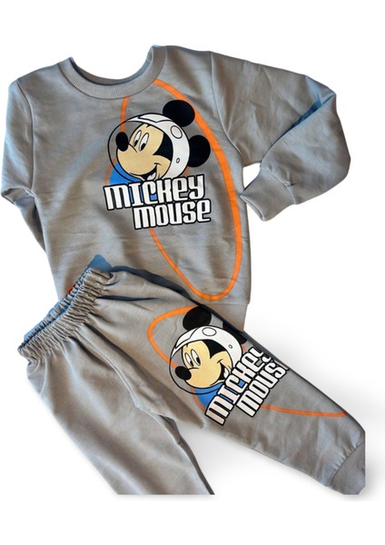 Alt Üst Çocuk Takım Mıkıe Baskılı Kız Erkek Çocuk Takım indirimleri