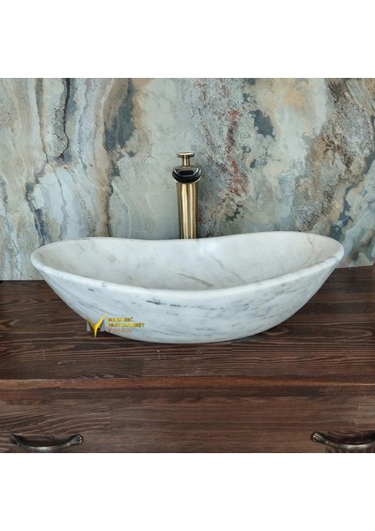 Afyon Bulutlu Kayık Lavabo
