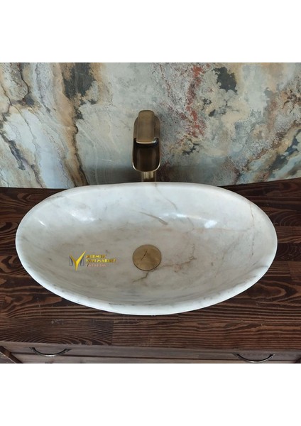 Afyon Bulutlu Kayık Lavabo
