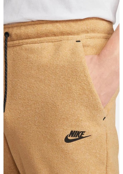 Sportswear Tech Fleece Jogger Winter Pants Kalın Erkek Eşofman Altı Hardal modelleri