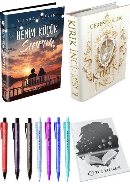 Kırık İnci Ciltli ve Ephesus Benim Küçük Sırrım 2 Ciltli Dilara Keskin 2'li Set + Hediyeli