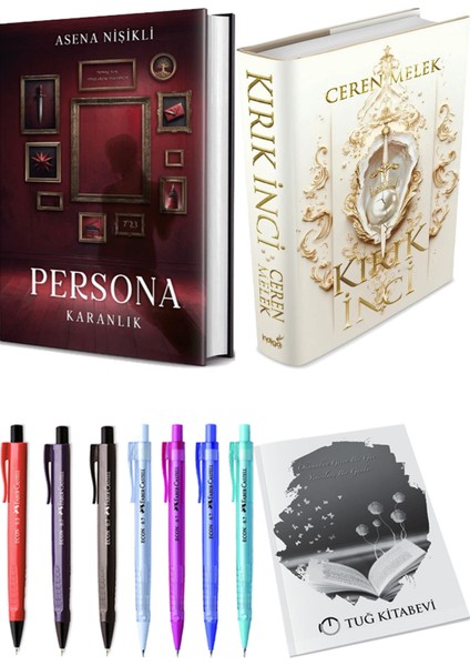 Kırık Inci Ciltli ve Persona Karanlık Ciltli Asena Nişikli 2li Set + Hediyeli