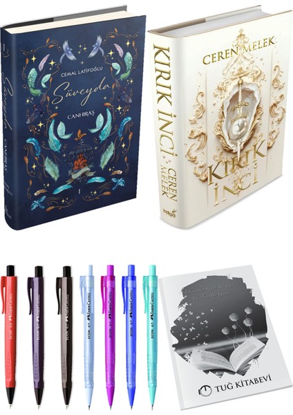 Kırık Inci Ciltli ve Ephesus Süveyda 1 Canhıraş Ciltli Cemal Latifoğlu 2li Set