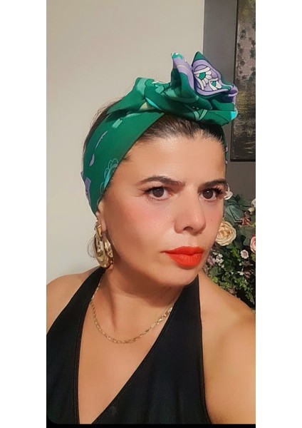 Saç Aksesuarları Bandana Kadın Kumaş Toka