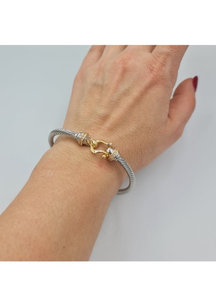 Çelik Kilitli Unısex Kelepçe Bileklik fiyatları