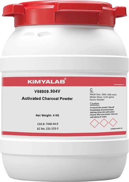 Aktif Karbon Toz Activated Carbon 4 kg Hdpe Varil