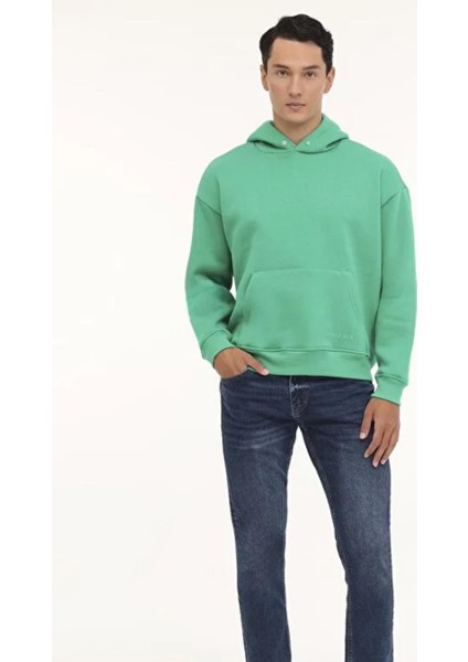 Lumberjack MB Ros 17HS109 Kanguru Cep Kapusonlu Sweat