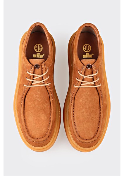 Taba Deri Erkek Günlük Ayakkabı fırsatları