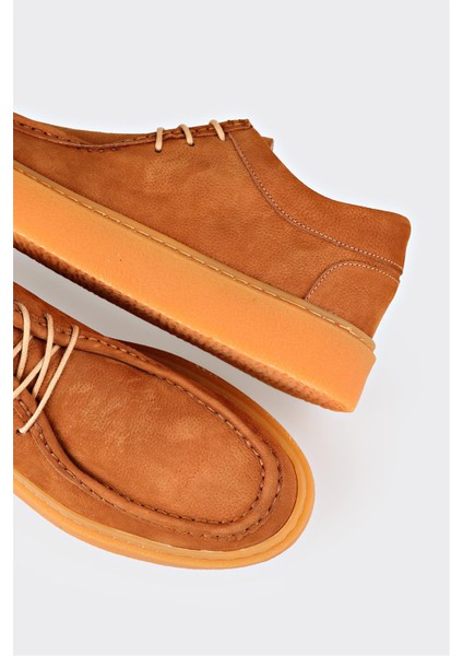 Taba Deri Erkek Günlük Ayakkabı indirimleri