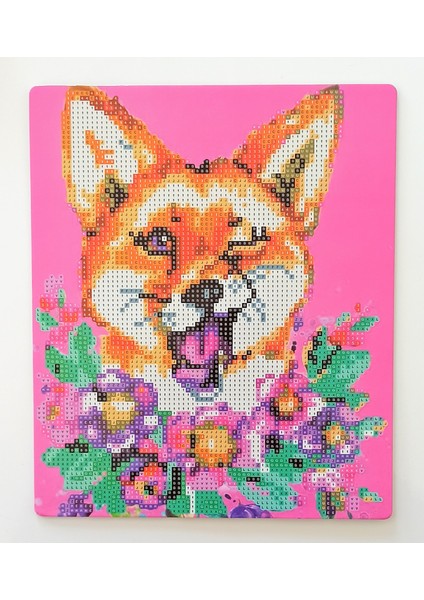Boncuklu Taşlı Mozaik Elmas Goblen Pano Tablo Resim Puzzle Dıamond Paıntıng Ebat 21X25 Çocuklar Için