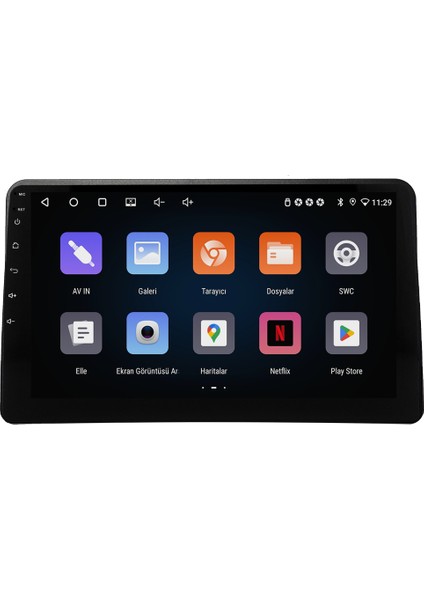 Fiat Panda (2003-2012) Android 14 Multimedya Carplay 9 Inch 4 GB Ram / 64 GB Hafıza CRV-4760XR modelleri