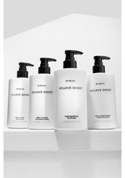 Mojave Ghost Şampuan 450 ml + Saç Kremi 450 ml + Vücut Losyonu 450 ml + Duş Jeli 450 ml