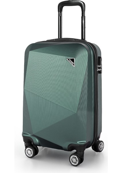 Elmas Model Haki Renk 2'li Valiz Seti (Kabin+Büyük) modelleri