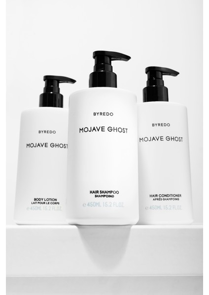 Mojave Ghost Şampuan 450 ml + Saç Kremi 450 ml + Vücut Losyonu 450 ml