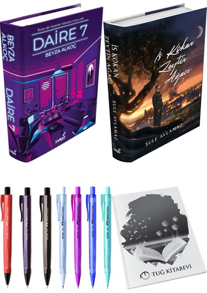 İs Kokan Zeytin Ağacı 2 Ciltli ve Daire 7 Ciltli Beyza Alkoç 2'li Set + Hediyeli